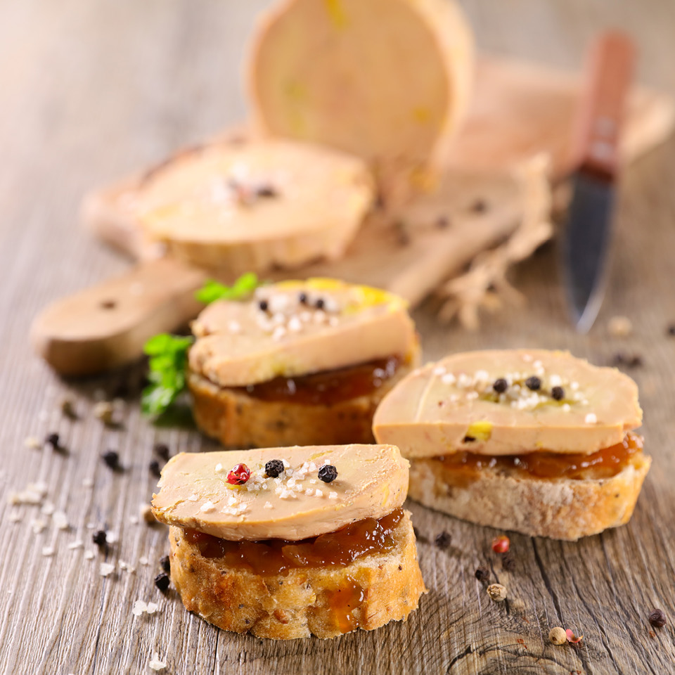 Toast foie gras